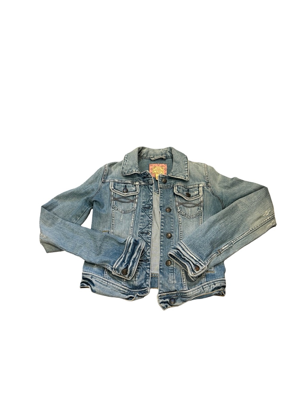 Y2K Abercrombie & Fitch Light Blue Denim Jacket